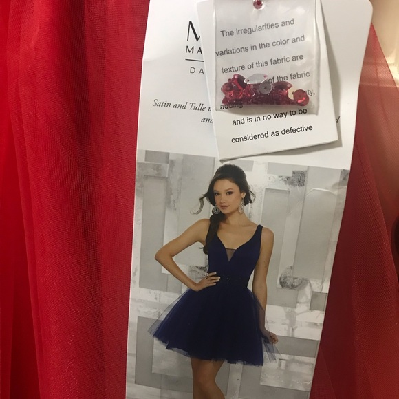 NEW! MoriLee Dama prom dress - Picture 3 of 6